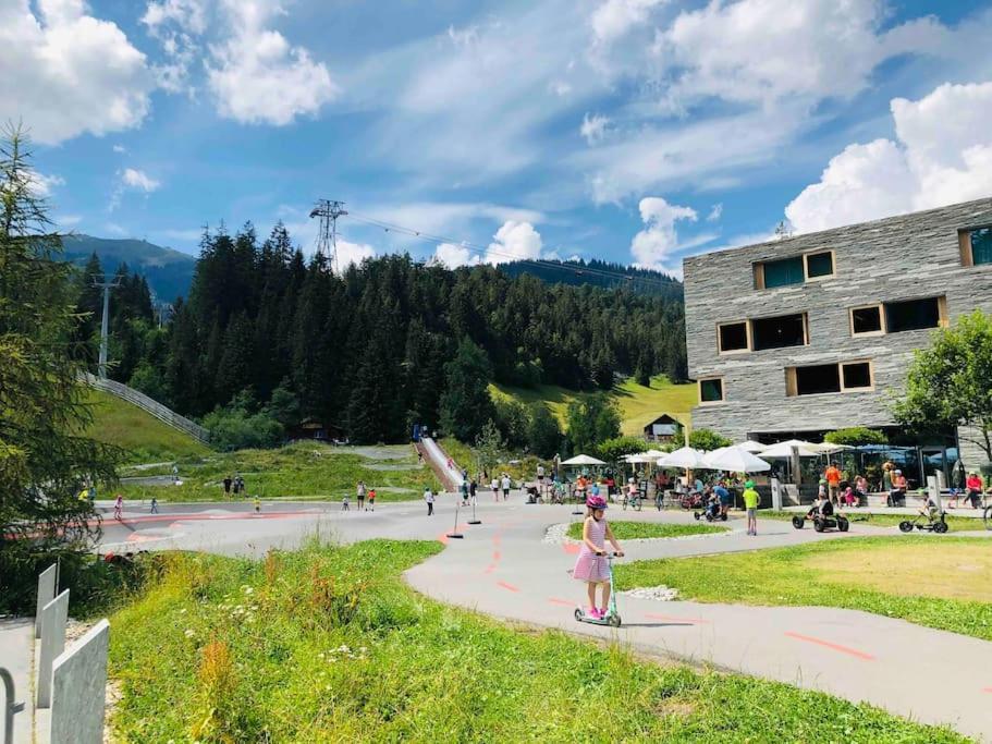 Modern Laax Apt, Swimming Pools, Wellness & Tennis Eksteriør billede